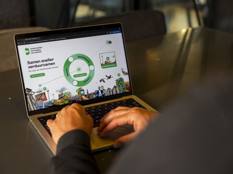 Umbraco website wordt op website getoond