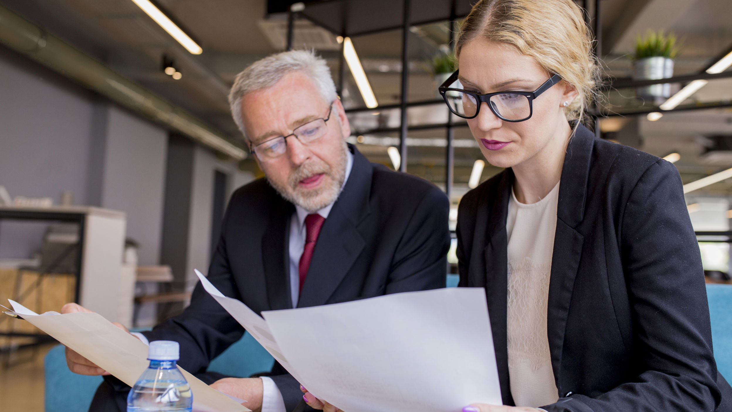 Discussion New Business Plan By Businessman Businesswoman