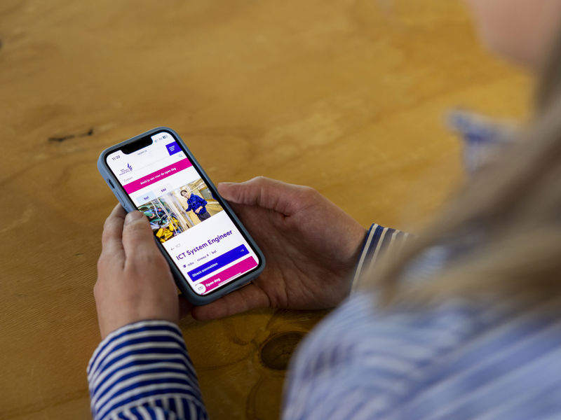 Een Drupal website op mobiel
