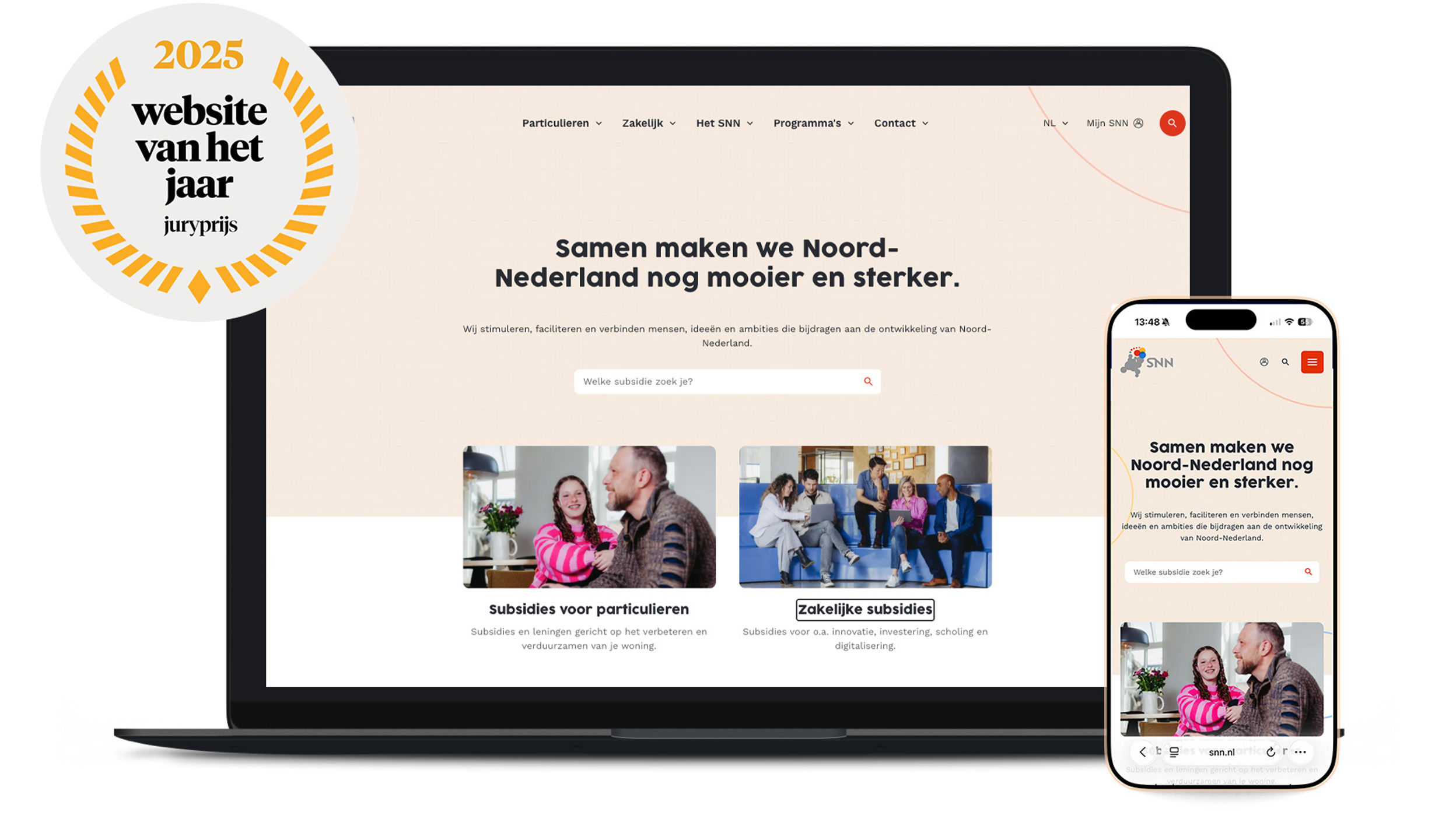 Vernieuwde website van SNN