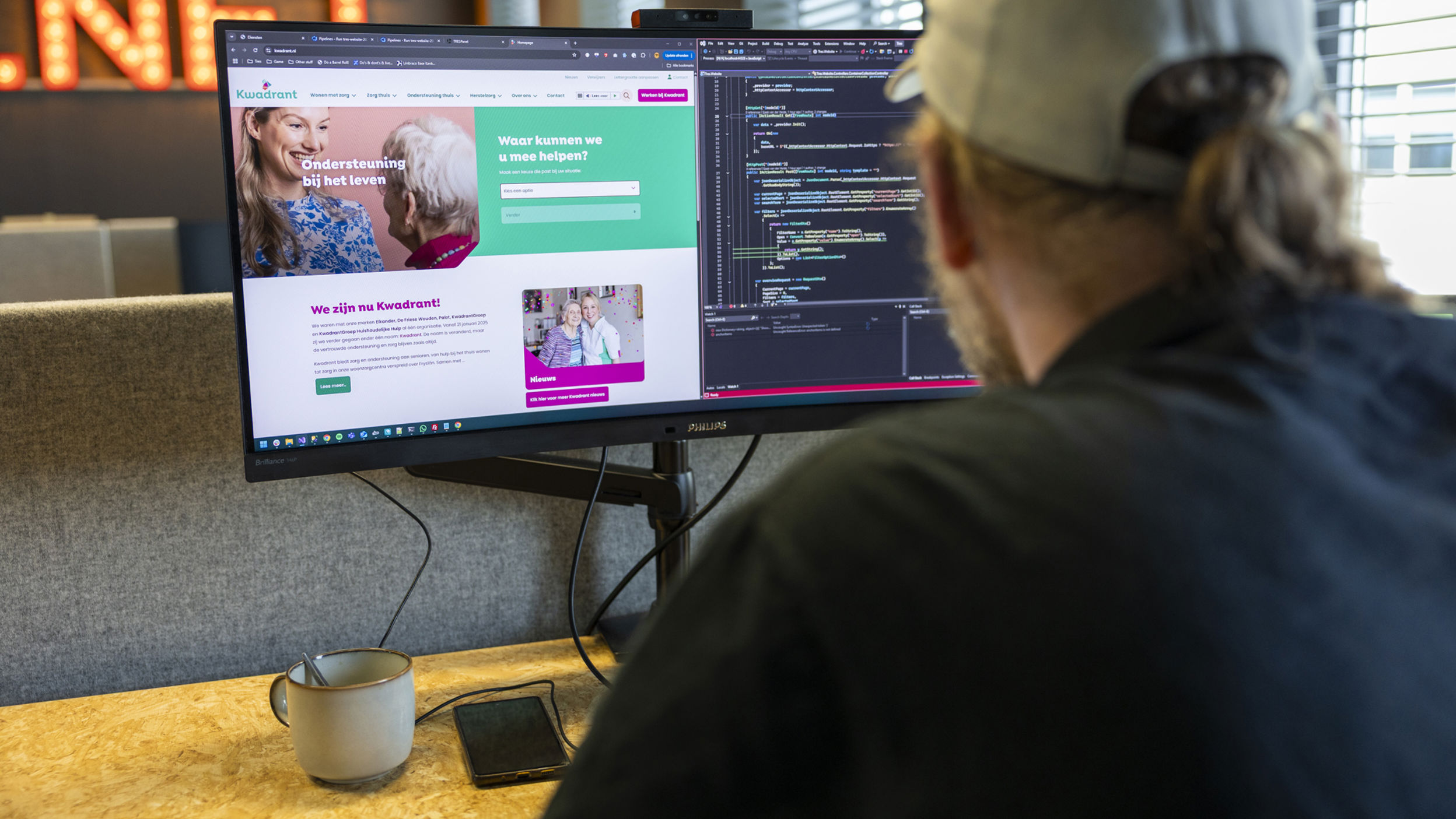 Website Kwadrant volgens WCAG richtlijnen