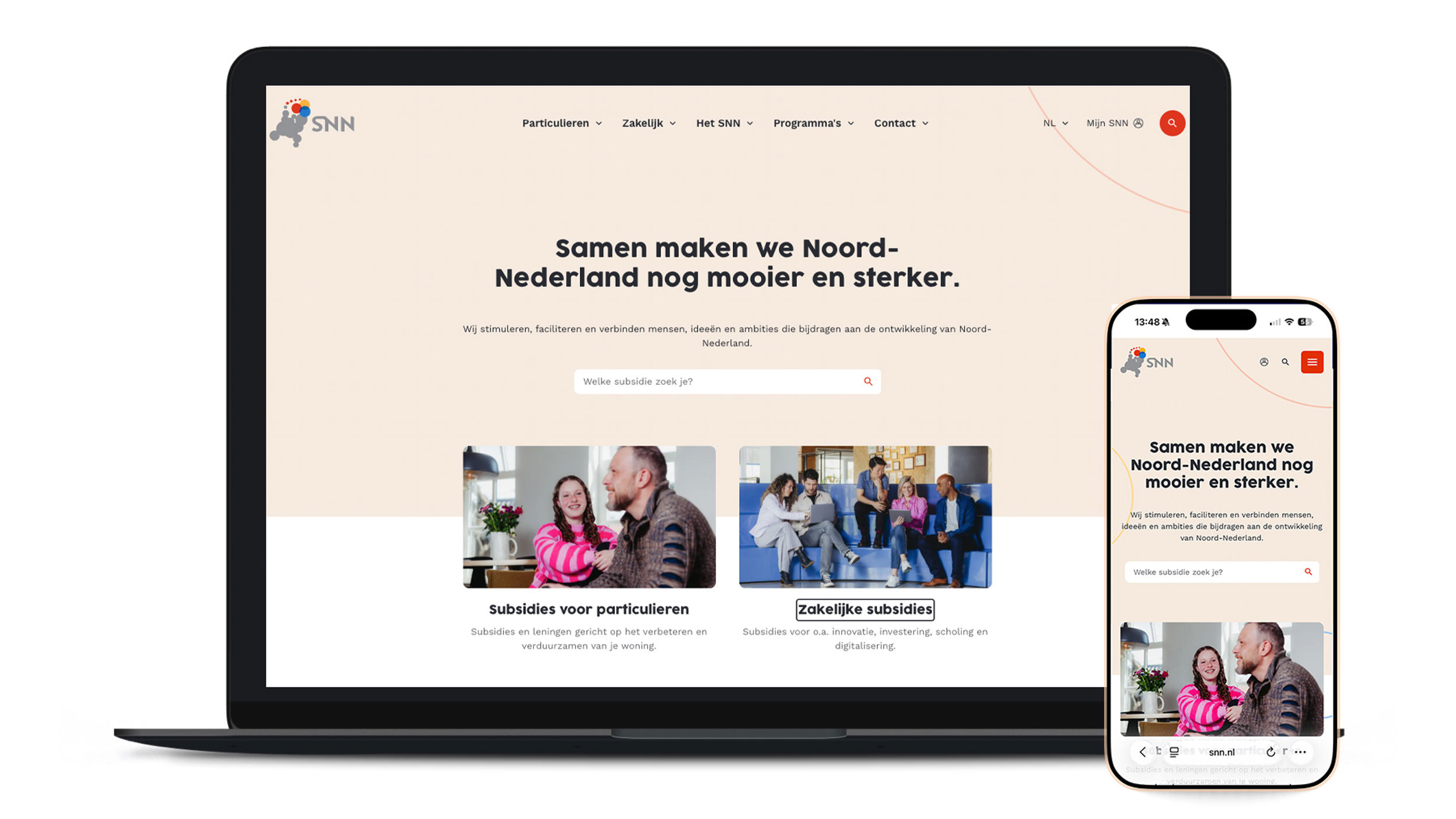 Vernieuwde website van SNN