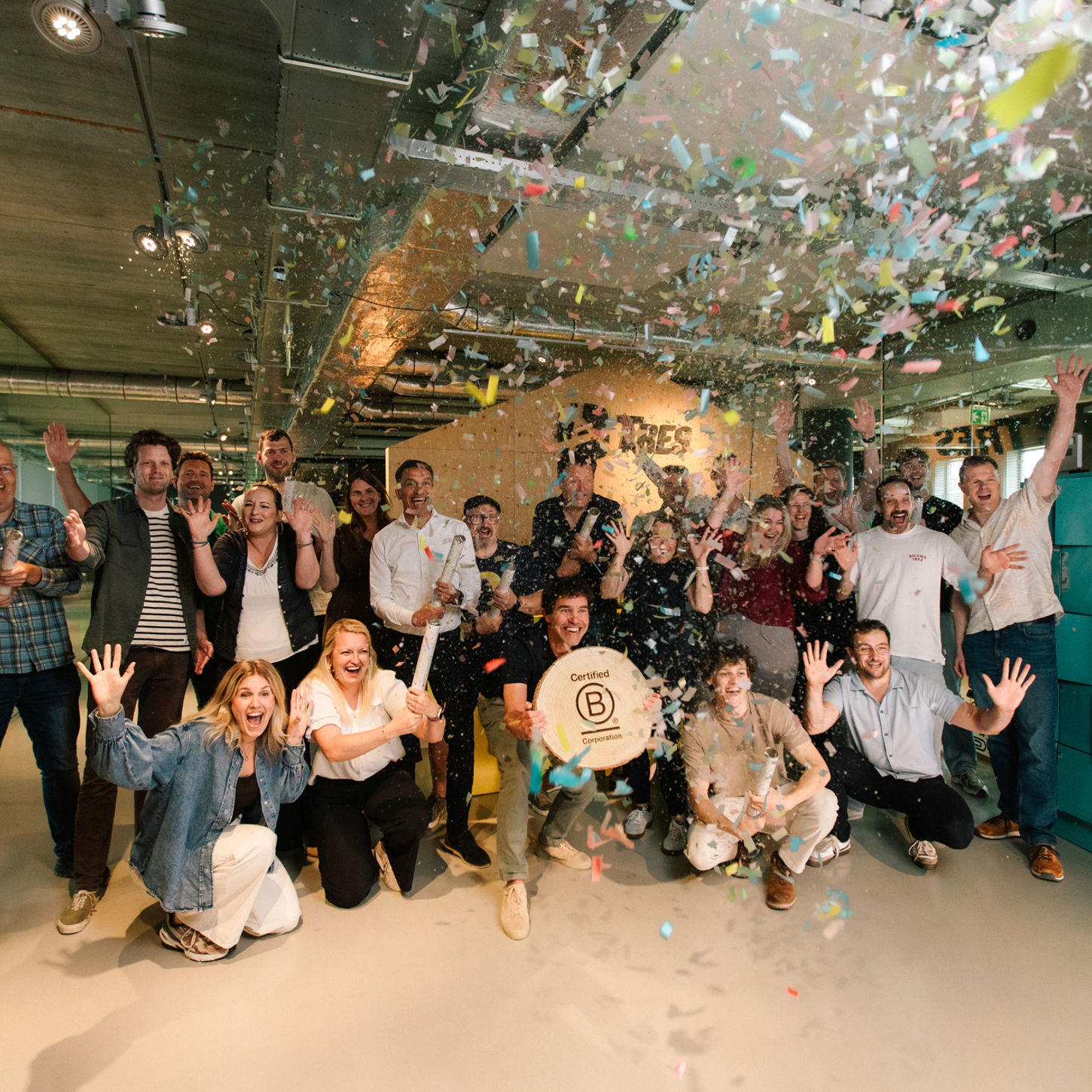 Het TRES team viert winst Great place to work