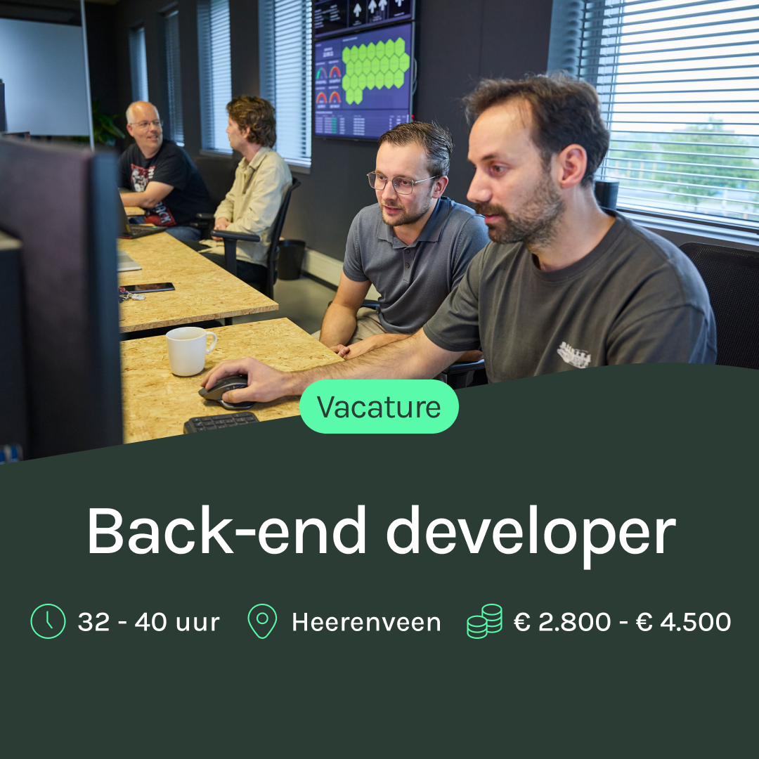 Lees meer over Vacature back-end developer